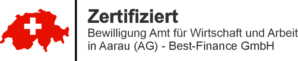 Logo Zertifizierung Best-Finance GmbH in Aarau